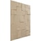 Ekena Millwork 19 5/8in. W x 19 5/8in. H Modern Square EnduraWall Decorative 3D Wall Panel Covers 2.67 Sq. Ft. WP20X20MSGBE - alternate 4